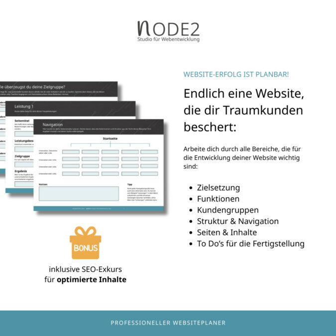 Workbook: Ultimativer Website-Planer – Bild 2